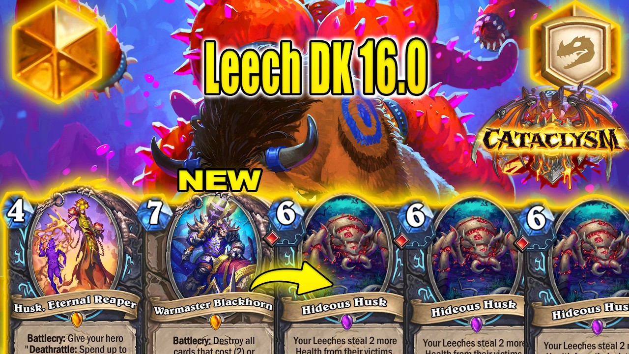 Best Leech DK 16.0 Deck To Craft Is So Good To Play At Across the Timeways Mini-Set | Hearthstone