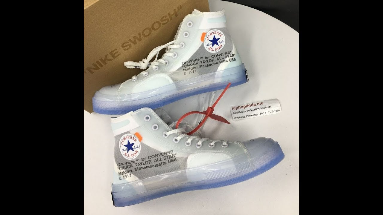 off white converse unboxing