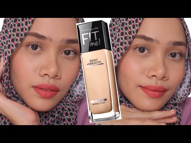 Maybelline Fit Me Dewy and Smooth Foundation Review - LiveGlam