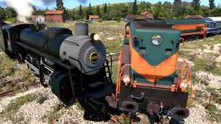 Diesel VS Steam Train Crashes | Derail Valley Crash Compilation #38 screenshot 4