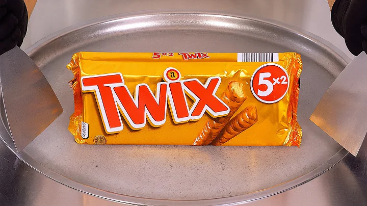 Massive TWIX Ice Cream Rolls Creation | Satisfying ASMR