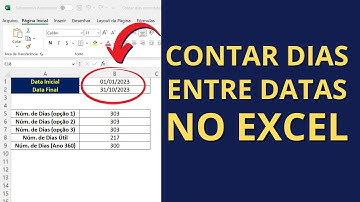 Como Contar Dias Entre Datas no Excel: 5 Opções Diferentes