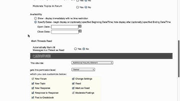 Sakai Forums: How to Create Forums Video Tutorial, CFT101