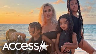 Kim Kardashians Rare Photos W All 4 Kids