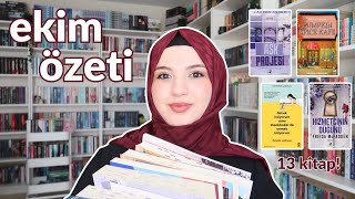 Ekim Ayında Okuduğum 13 Kitap 2025