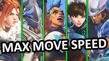 We ONLY Bought MOVE SPEED Items in Overwatch Stadium