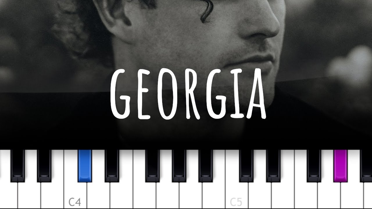Georgia ~ Vance Joy (piano tutorial)