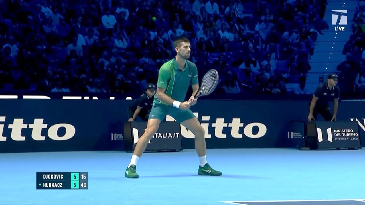 Hubert Hurkacz jogará contra Djokovic na 3° jogo do ATP Finals