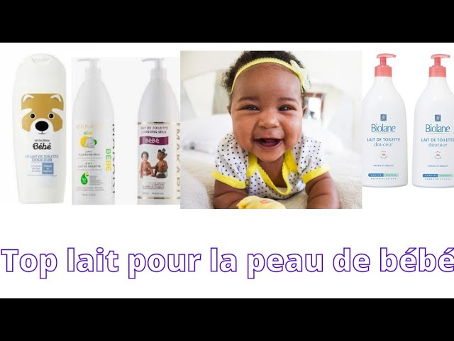 La gamme des Laits de toilette pour Bébé