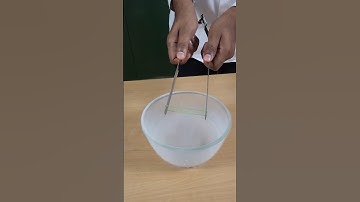 Rubber band in Liquid Nitrogen #physics #science #mandalstudy #experiment