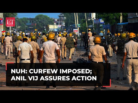 Nuh clashes: Curfew imposed; Anil Vij assures action; opposition slams BJP govt Episode cover