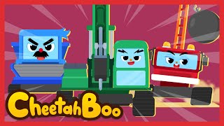 [Baru!🥳] Kami Kendaraan Konstruksi yang Hebat!! | Lagu anak indonesia | Lagu Anak | #Cheetahboo