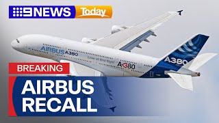 Jetstar flights grounded due to Airbus recall | 9 News Australia