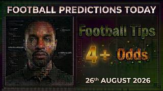 Football Predictions Today 26/8/2026 |  Football Betting Strategies | Daily Football Tips