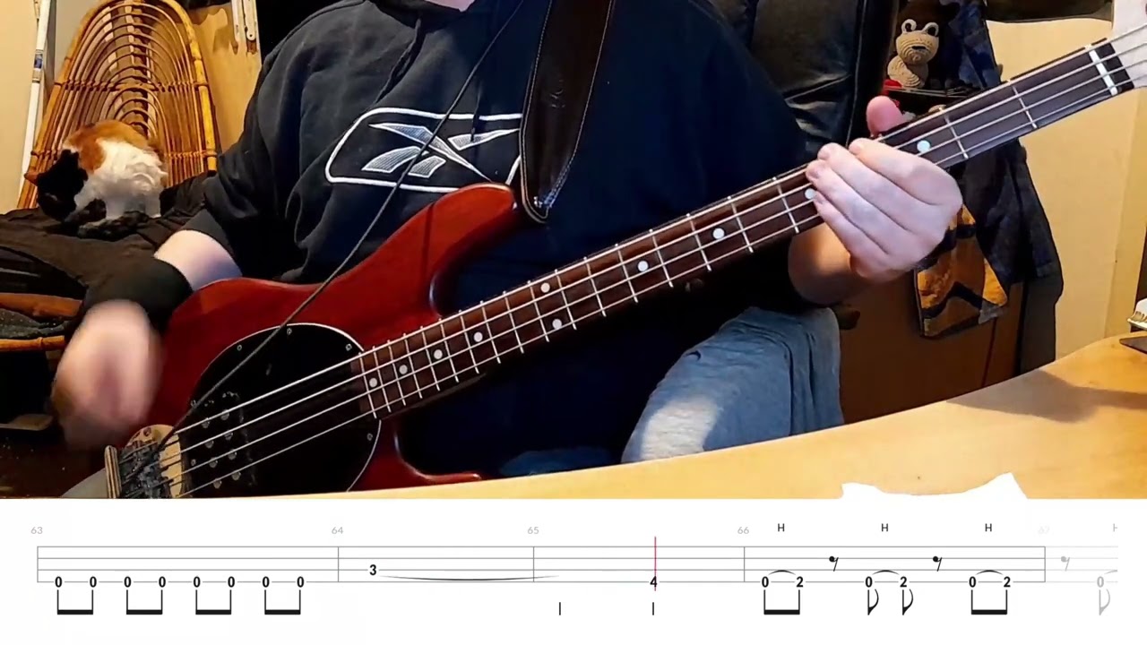 Nightwish - Wish I Had An Angel (Bass Cover w/ Bass Tabs)