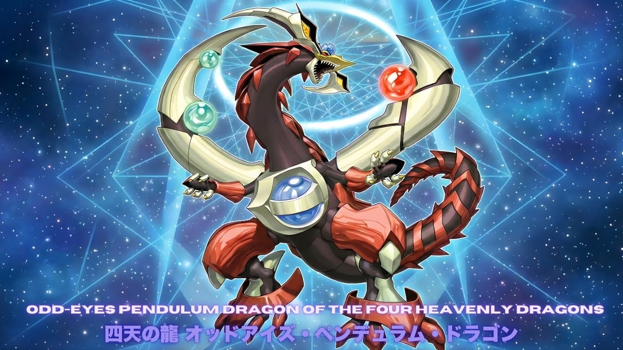 Top Tier Odd-Eyes !! Odd-Eyes Pendulum Dragon of the Four Heavenly Dragons  DECK NEW CARD - YUGIOH