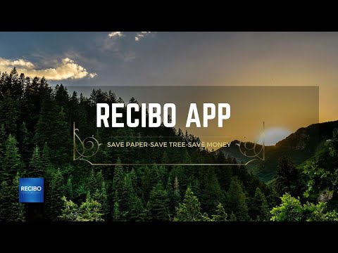 Recibo – Smart Receipt:  Save Paper – Save Trees - Save Money (Recibo Intro Video 1) - video from TerraGrid TECH