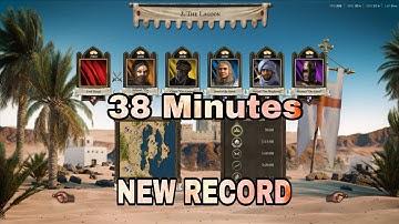 The Lagoon – Trail of the Goat (Mission 2) Speedrun | Stronghold Crusader Definitive Edition