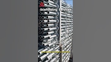 The European standard ringlock scaffolding features an "8-hole ringlock scaffold + modular" design.
