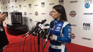 Danica Patrick at Media Day at Daytona International Speedway