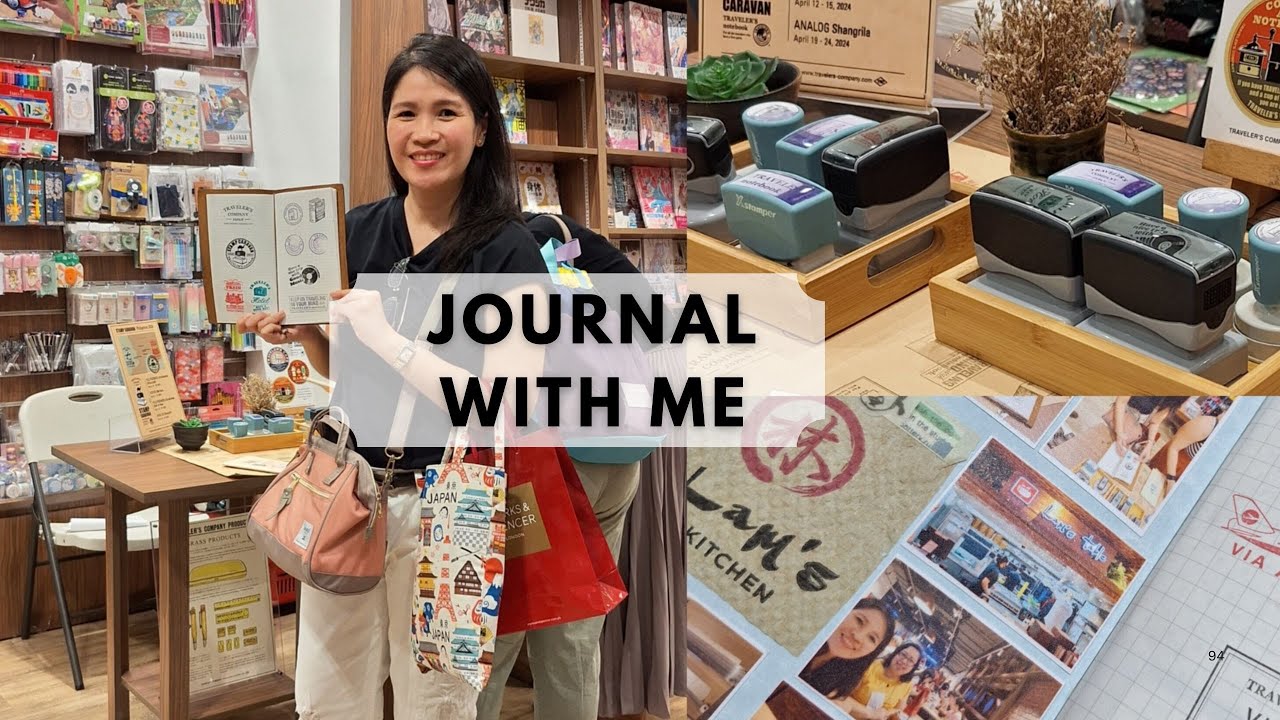 ✨ Journal With Me | Traveler's Company Stamp Caravan Philippines 2024 + Food Adventure with Friends