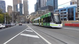 Yarra Trams E2.6054 (86), E1.6041 (86), E1.6015 (96) At East Melbourne