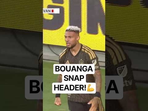 Bouanga POWERFUL HEADER😤 just seconds into the half!