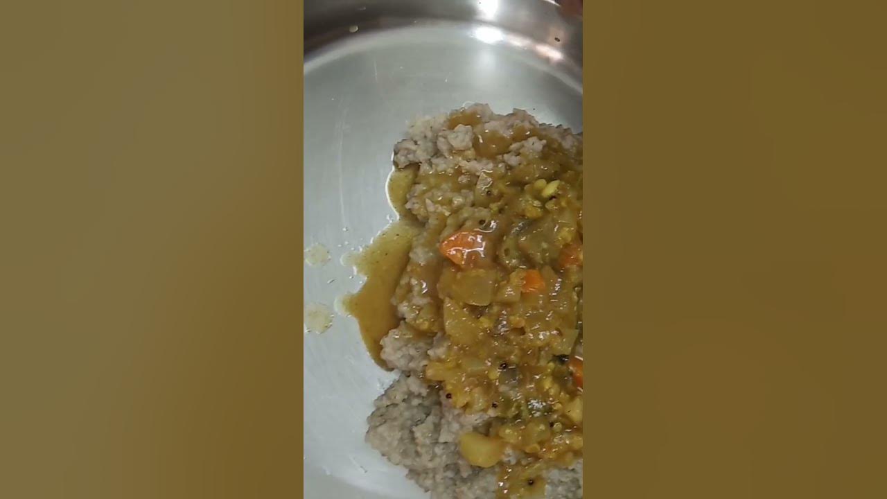 SouthIndian Lunch/ kodo millet rice (varagu arisi satham), sambar