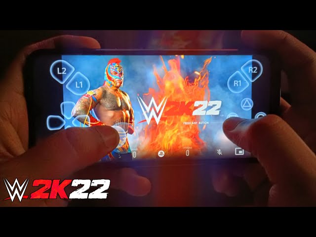 WWE 2K22 Mobile link in bio #fyp #wwe #wwe2k22gameplay