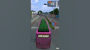 Bussid MOD Vega Prakash 12.NAC sleeper bus Driver bus speed 125 light Signal 🚦#bussid#bussidindones