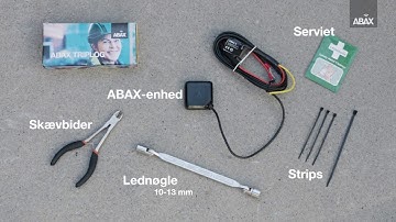 Installation af ABAX Triplog