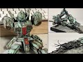 【ガンプラ改造】miniジオラマ、無塗装、ウェザーリング、ダメージ加工で戦場を表現!『Mini diorama.Unpainted.Weather ring.Damage processing.』