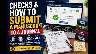 How to check and submit a paper using Editorial Manager