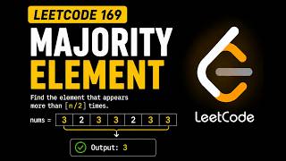 Majority Element - LeetCode 169 - Python