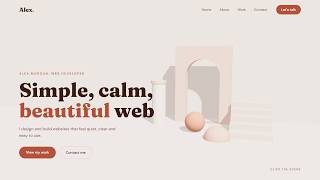 🏛️ Create A Responsive 3D Portfolio Website in HTML CSS & JavaScript | Step-By-Step Tutorial Guide