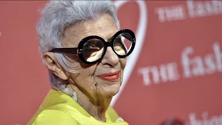 Fashion icon and text expert, Iris Apfel dead at 102
