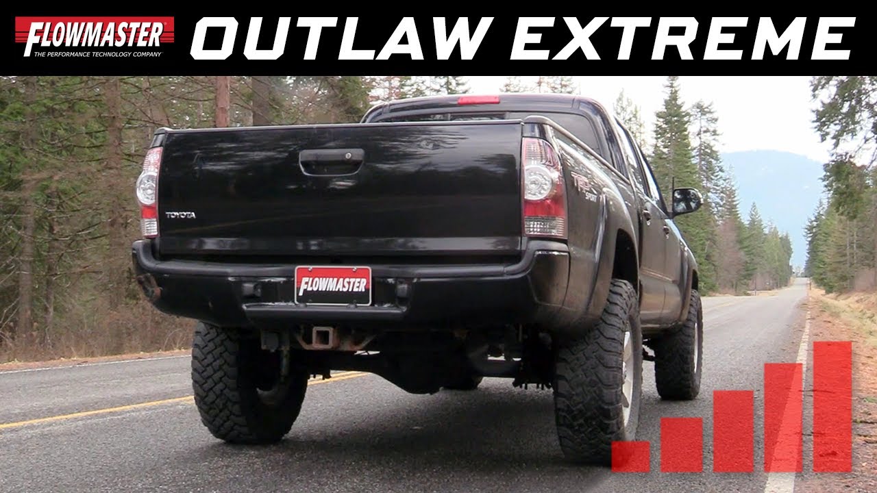 20052015 Toyota 4.0L Flowmaster Outlaw Extreme 817960 YouTube