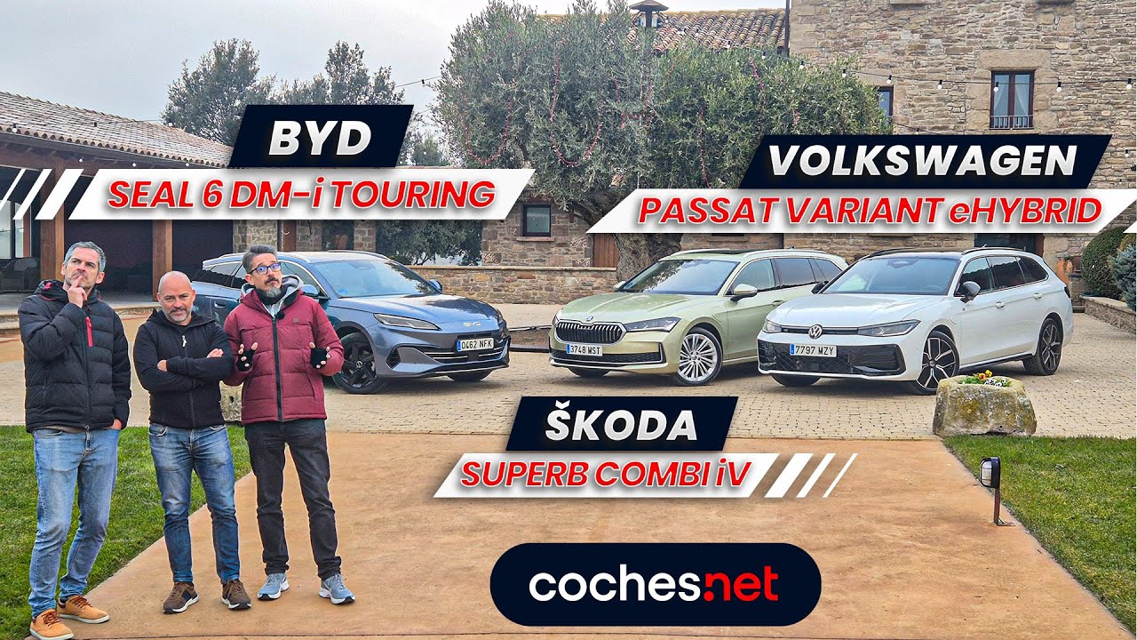 BYD Seal 6 DM-i contra Skoda Superb y VW Passat PHEV | Comparativa / Review en español | coches.net