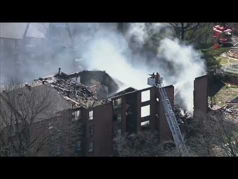 Video Silver Spring Maryland high rise apartment fire... - youtube