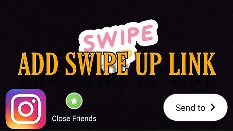 How to add swipe up link on Instagram story 2023