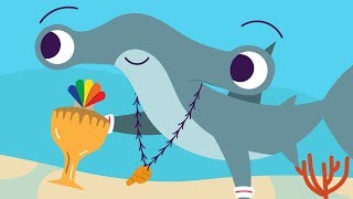 Baby Fish and Shark Cartoons | Learn Colors For Kids | Sea School | Videos For Children