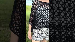 Pattern Release! Twilight Poncho is now on our blog, YouTube, Etsy, & Ravelry. 💙 #crochet
