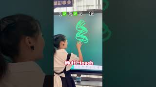 Would you like a smart whiteboard that supports up to 20 people writing simultaneously?#smartboard