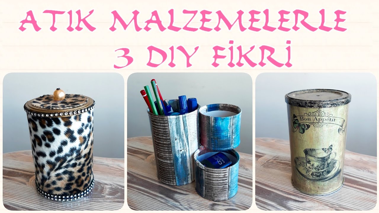 Atik Malzemelerle Geridonusum 2 Diy Kendinyap Youtube