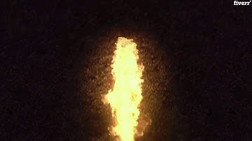 Make amazing reall fire logo reveal video intro - Best Logo Animation service