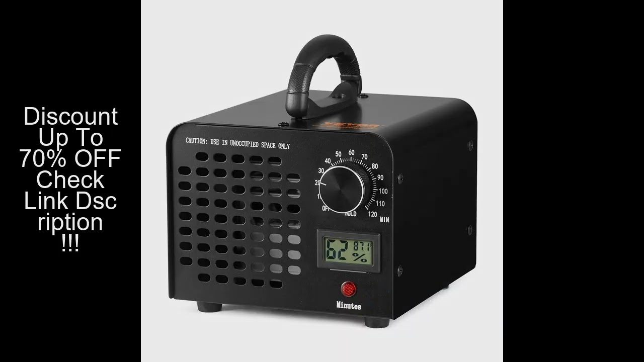 SucceBuy Ozone Generator 12000 36000 24000mg/h Ozone Machine Odor Remover High Capacity Commercial/I