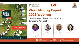 World Giving Report Webinar 2026