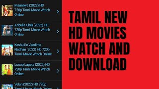 How to download and watch  tamil HD movies tamil screenshot 2