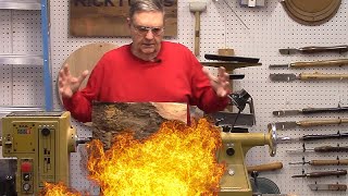 Woodturning: A Scrap Log Cutoff to a Platter
