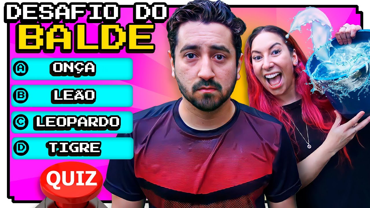 DESAFIO DO BALDE COM QUIZ!! | Gabriel e Shirley